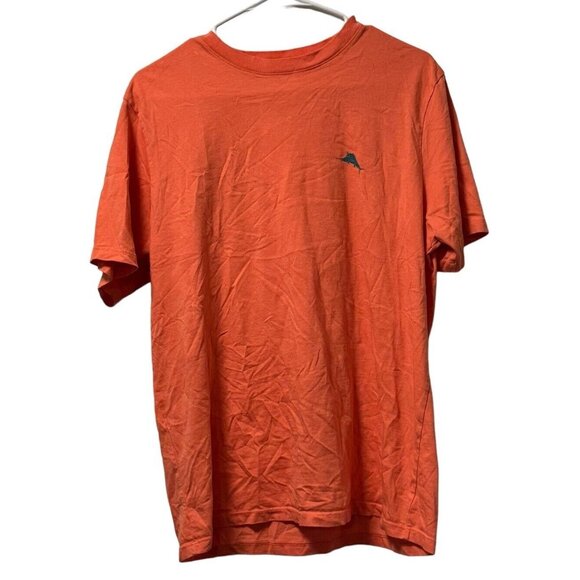 TOMMY BAHAMA Men T Shirt-ALL FIN AND GAMES-AIR GUITAR SIZE MEDIUM Preppy Travel - Picture 1 of 10